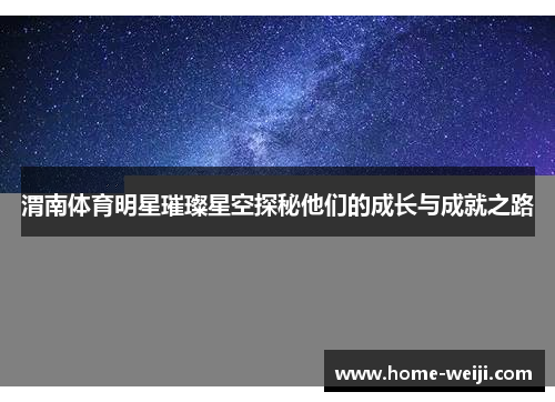 渭南体育明星璀璨星空探秘他们的成长与成就之路